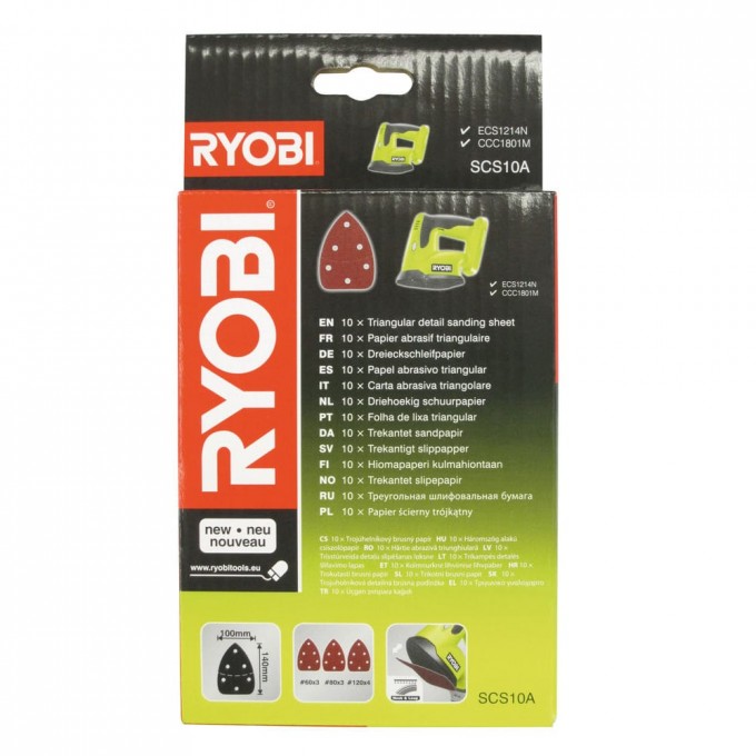 Шлифовальные листы RYOBI SCS10A 5132002675