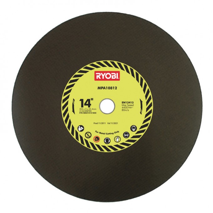 Диск отрезной абразивный RYOBI COSB355A1 355mm ChopSaw Disc EMEA 5132002684