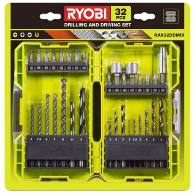 Набор бит и сверл RYOBI RAK32DDMIX 5132004425