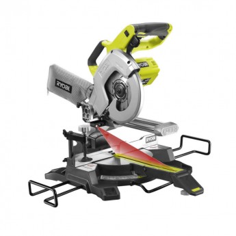 Аккумуляторная торцовочно-усовочная пила RYOBI ONE+ R18MS216-0