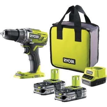 Дрель-шуруповерт RYOBI ONE+ R18DD3-215S