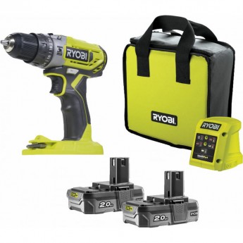 Ударная дрель-шуруповерт RYOBI R18PD2-220S ONE+